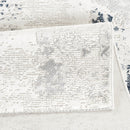 Anemon T110A Modern Area Rug Silver Blue