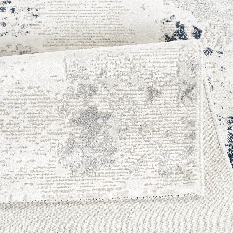 Anemon T110A Modern Area Rug Silver Blue