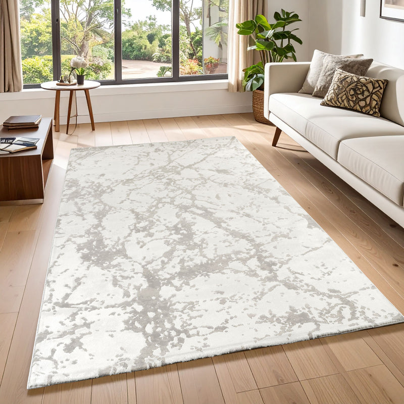 Anemon F030B Modern Area Rug Cream