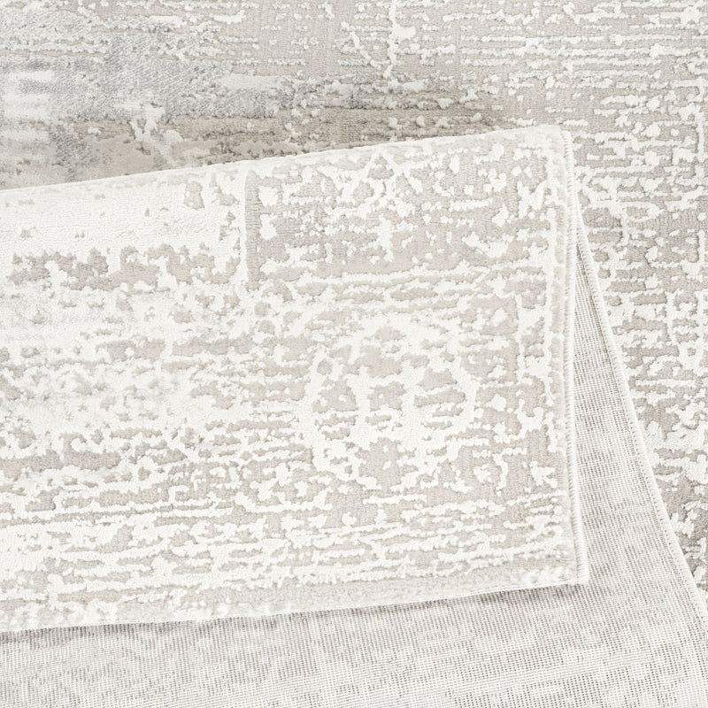 Anemon T025A Modern Area Rug Silver Cream
