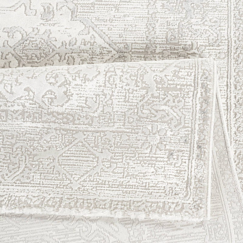 Anemon T056A Modern Area Rug Cream Silver