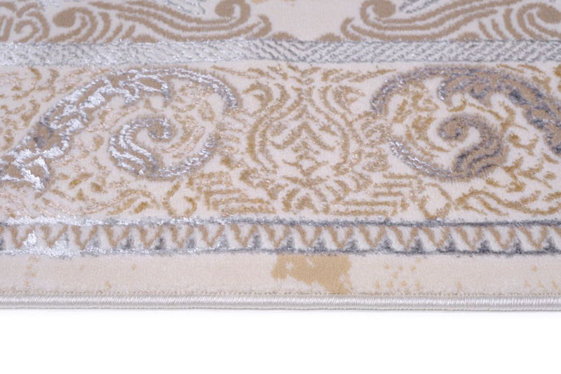 Elmas E595B Cream/V.Beige Modern Area Rug