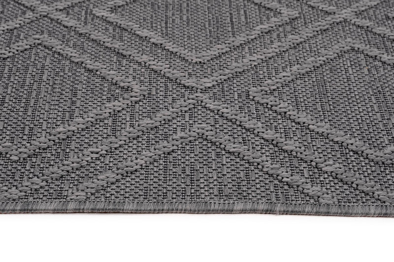 Sandra E7215 D.Grey Modern Rug