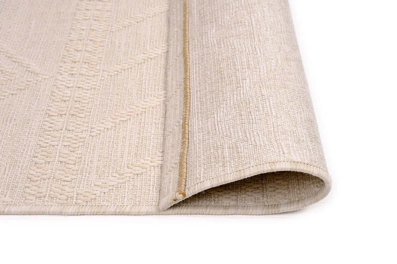 Sandra E7219 Beige Modern Area Rug For Living Room, Bedroom