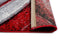 Faery Fe703 Dark Red-Black Modern Hallway Runner