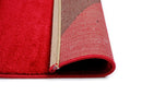 Faery Fe394 Dark Red-Black Modern Hallway Runner