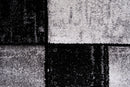 Faery E5142 Black Dark Grey Modern Area Rug