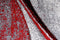 Faery G2855 Dark Red-Black Modern Hallway Runner