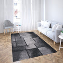 Faery G8272 Black Dark Grey Modern Area Rug