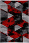 Faery G6511 Dark Red-Black Modern Area Rug