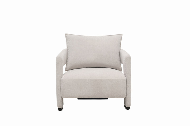 Ease Fabric Modern Arm Chair Grey