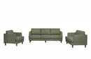 Byron Fabric Modern Sofa Set Green