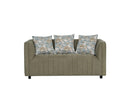 Bonddi Fabric Modern Sofa Set Pistachio