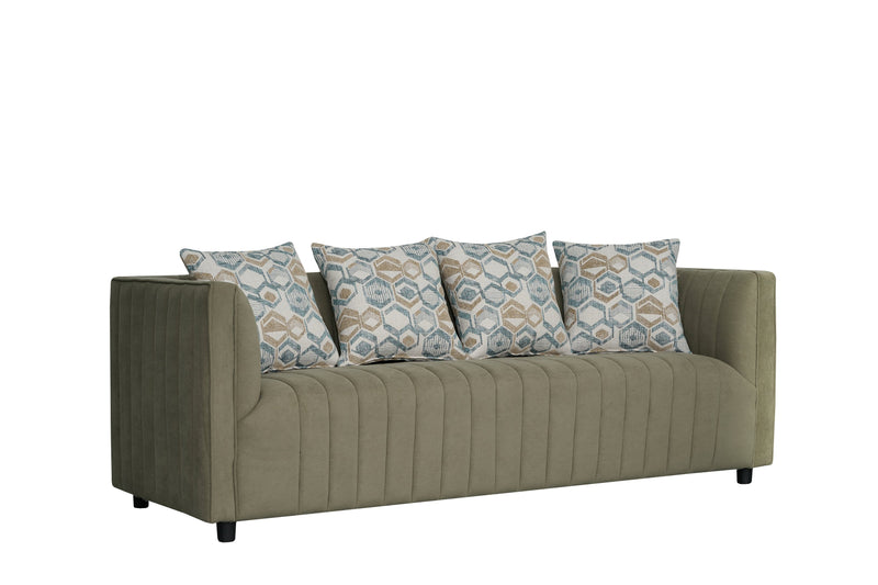 Bonddi Fabric Modern Sofa Set Pistachio