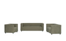 Bonddi Fabric Modern Sofa Set Pistachio