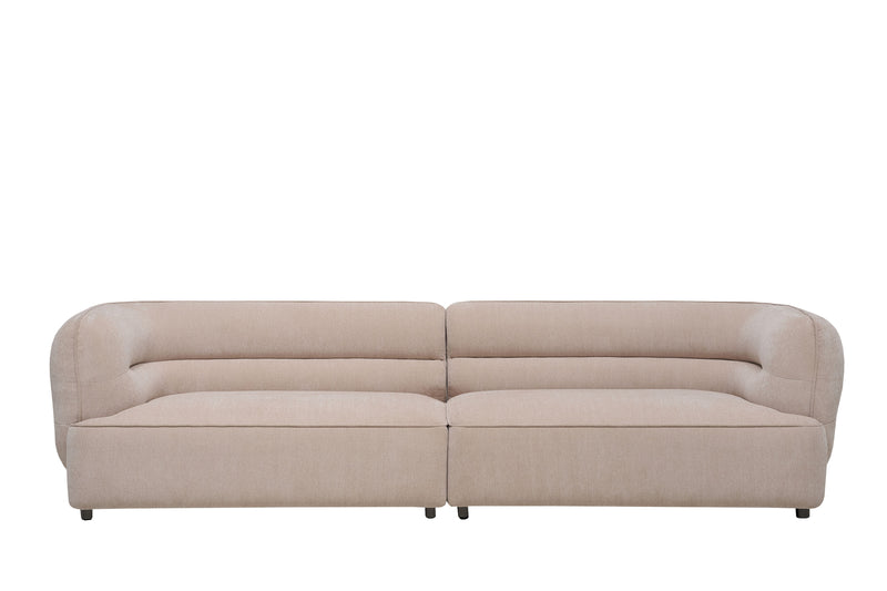 Terra Modern Beige Fabric 4-Seater Sofa Lounge