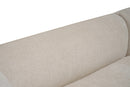 Cassia Modern Cream Fabric 4-Seater Sofa Lounge