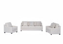 Cameron Beige Fabric Contemporary Sofa Set