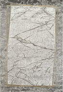 Marmaris E528A Modern Area Rug L.Grey V.Gold