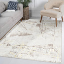 Marmaris E533A Modern Area Rug Cream V.Gold