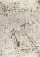 Marmaris E533A Modern Area Rug Cream V.Gold