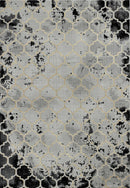 Marmaris E540A Modern Area Rug D.Grey V.Gold