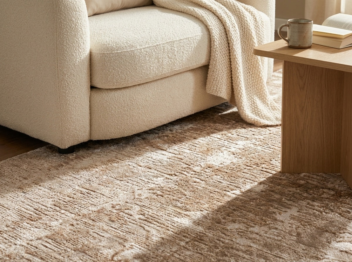 Elements 0144A Modern Area Rug Beige - Quality Rugs and Furniture