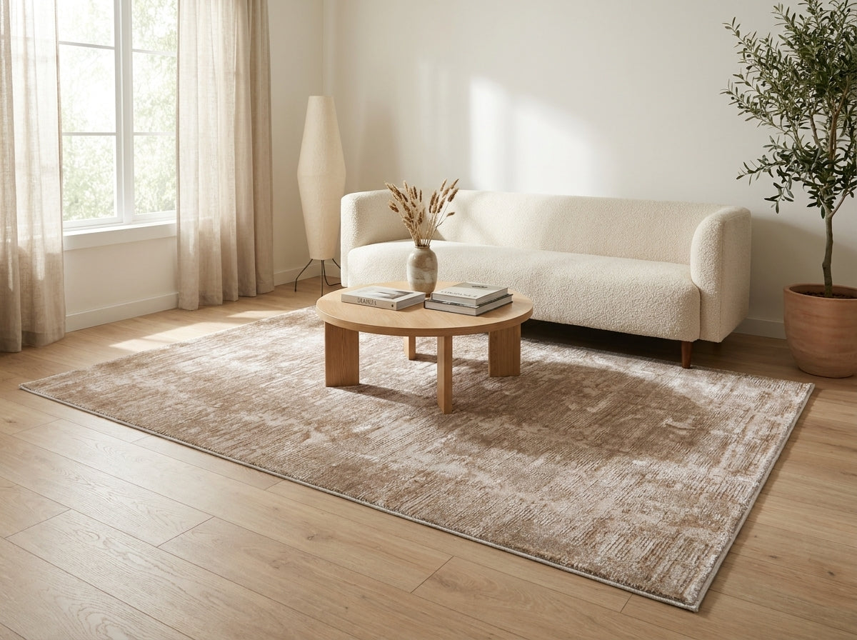 Elements 0144A Modern Area Rug Beige - Quality Rugs and Furniture