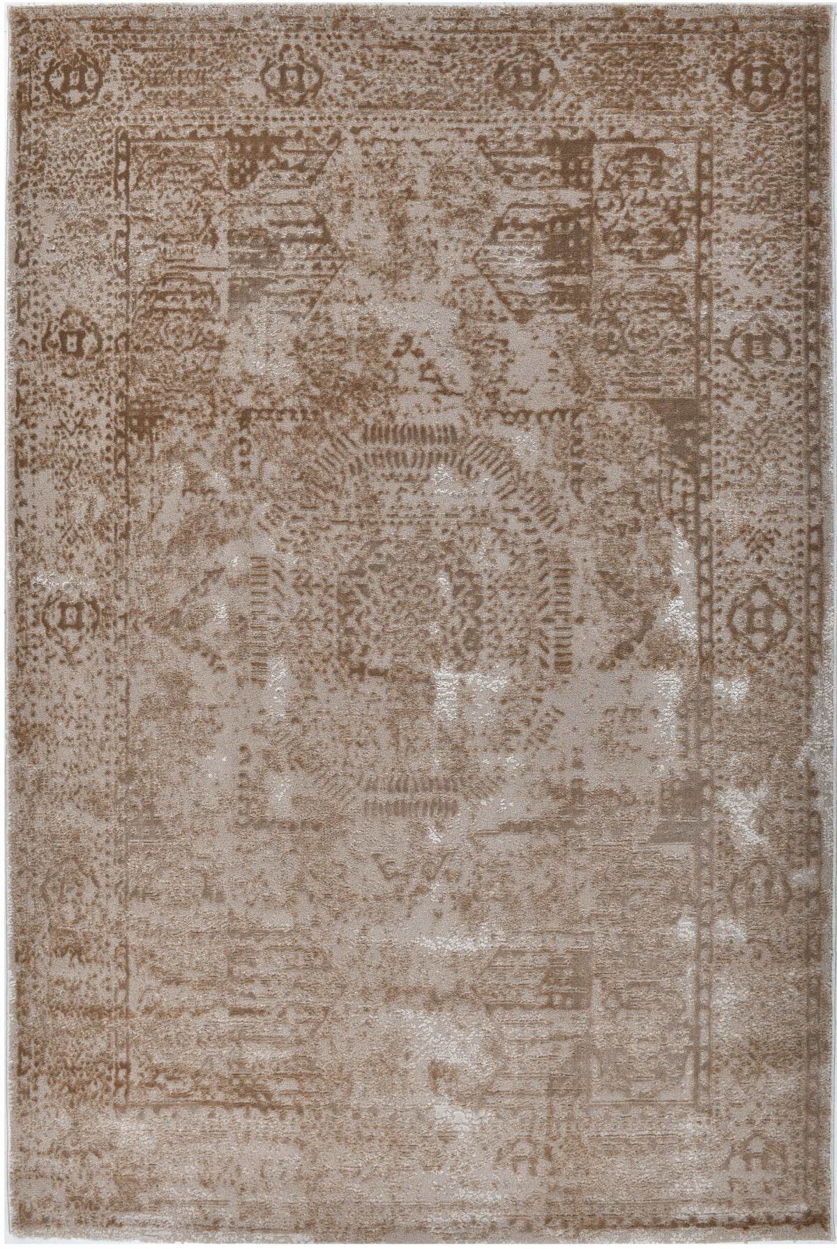 Elements 0145A Modern Area Rug Beige - Quality Rugs and Furniture