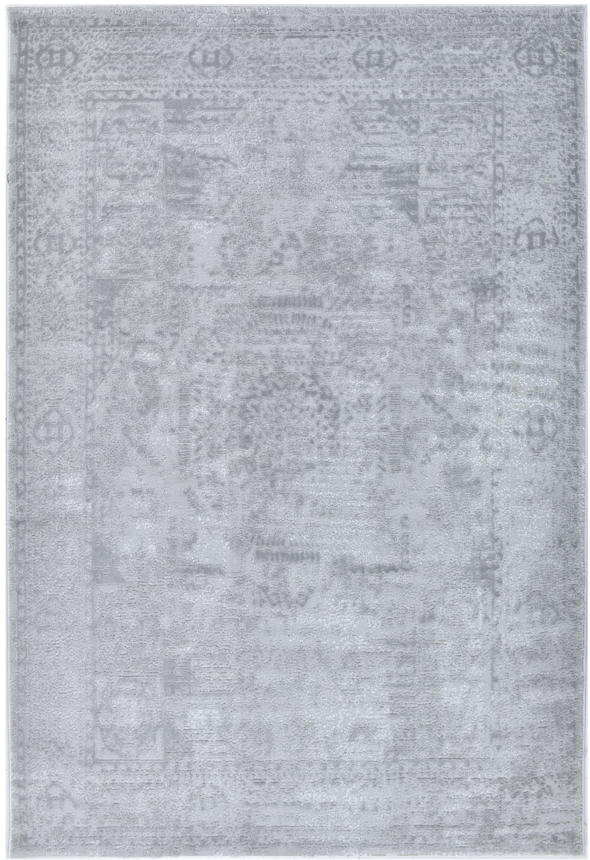 Elements 0145A Modern Area Rug Grey - Quality Rugs and Furniture