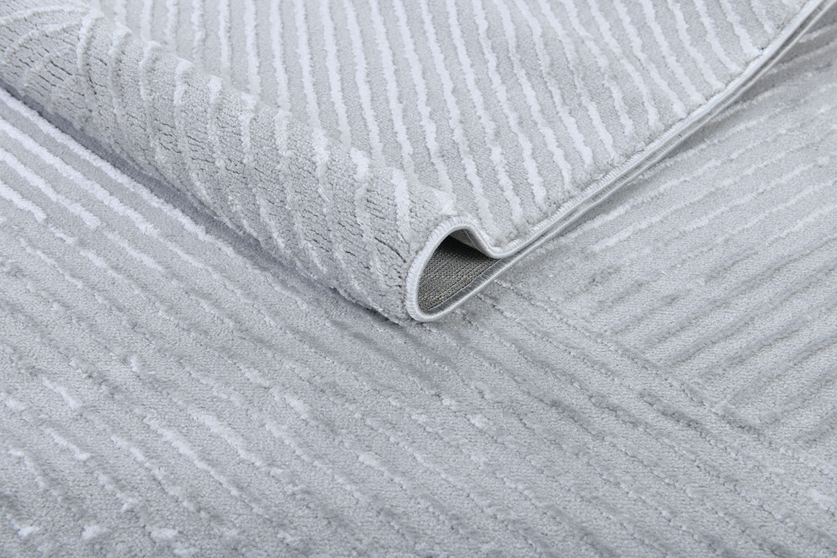 Elements 5409A Modern Area Rug Grey - Quality Rugs and Furniture