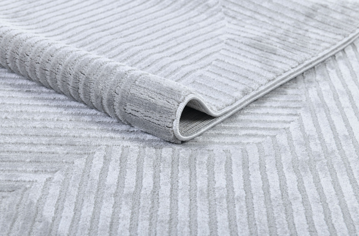 Elements 5643A Modern Area Rug Grey - Quality Rugs and Furniture