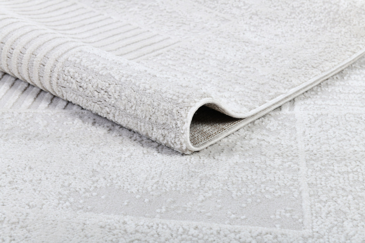 Elements 5649A Modern Area Rug Cream - Quality Rugs and Furniture