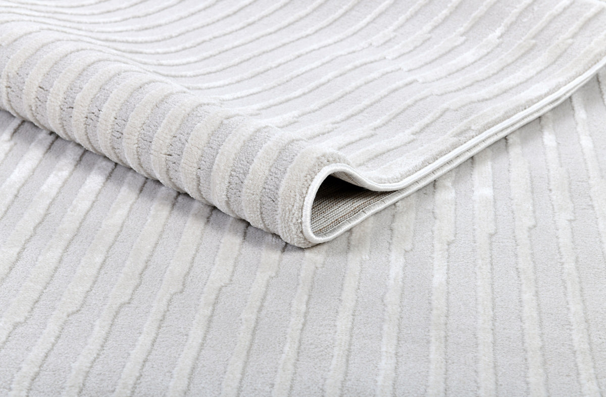 Elements 5653A Modern Area Rug Cream - Quality Rugs and Furniture