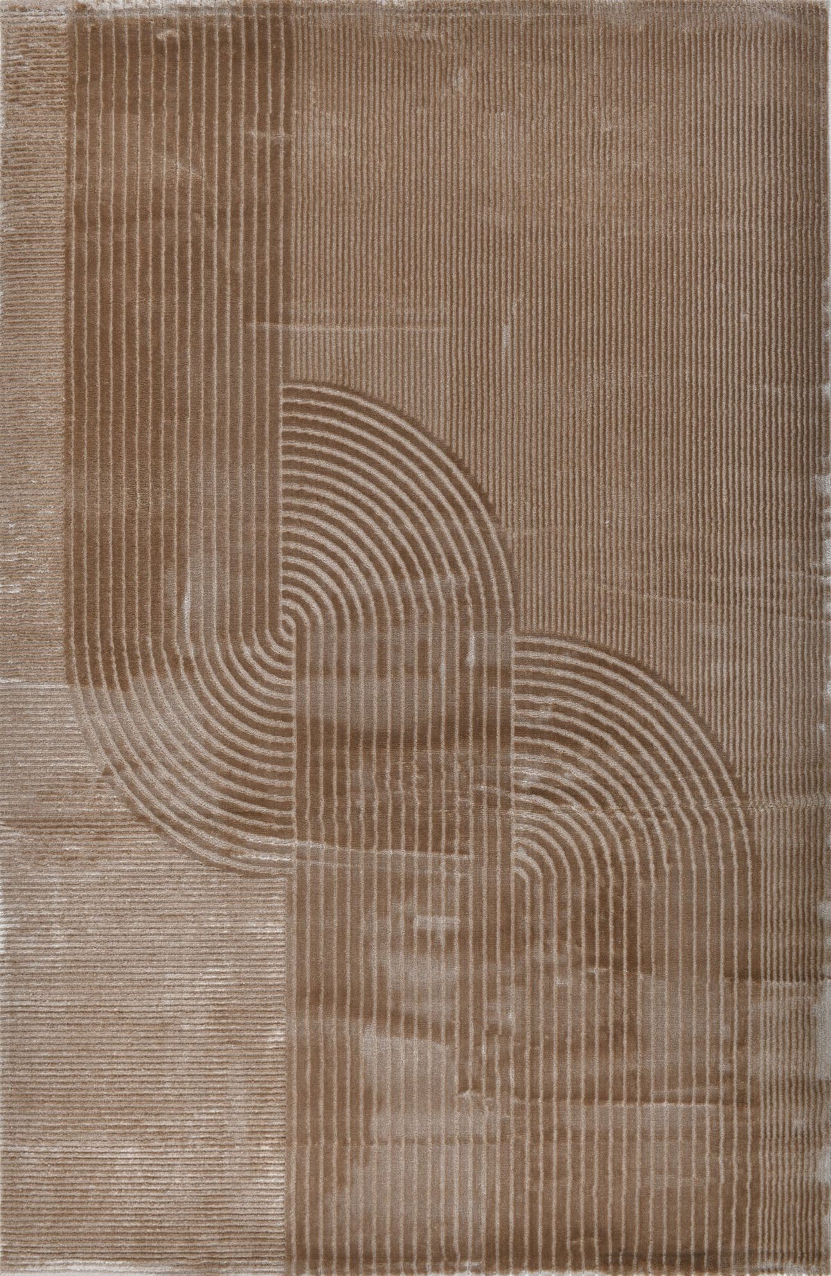 Elements 6083A Modern Area Rug Beige - Quality Rugs and Furniture