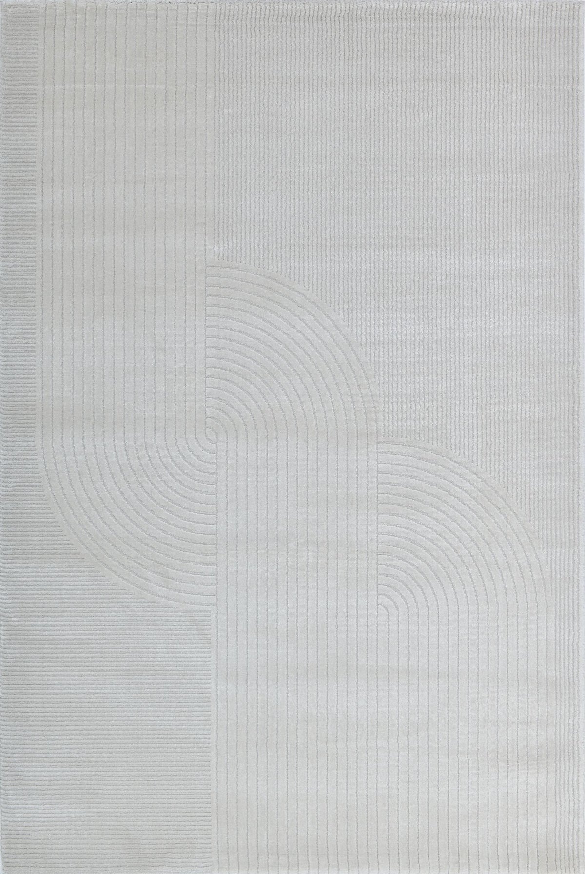 Elements 6083A Modern Area Rug Cream - Quality Rugs and Furniture