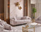 Elmas Modern Velvet Luxury Sofa Set Brown Gold