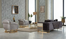 Galeria Velvet Modern Sofa Set Grey