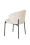 Mars Fabric Modern Upholstered Design Dining Chair Beige