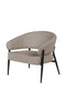Jasper Chenille Fabric Armchair Brown