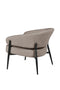 Jasper Chenille Fabric Armchair Brown
