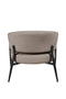 Jasper Chenille Fabric Armchair Brown