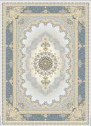 Mashad 723502 Traditional Persian Area Rug Silver