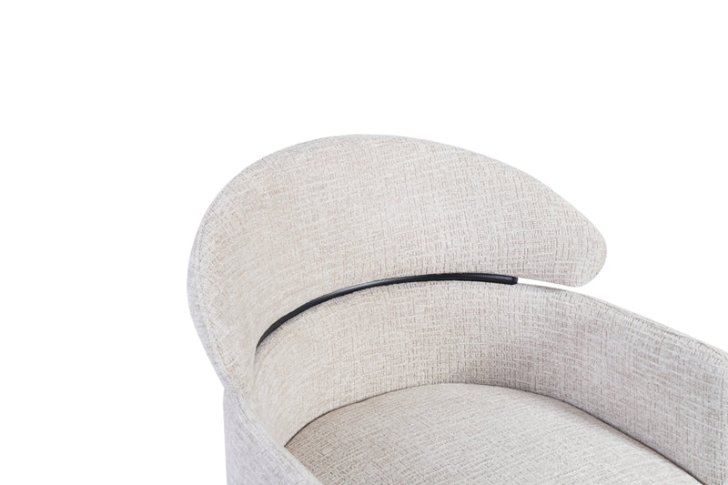 soft fabric dining chair