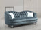 Serine Without Button Modern Fabric Sofa Set Grey
