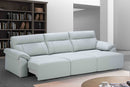 Ezy Electric Recliner Fabric Sofa Set Light Grey