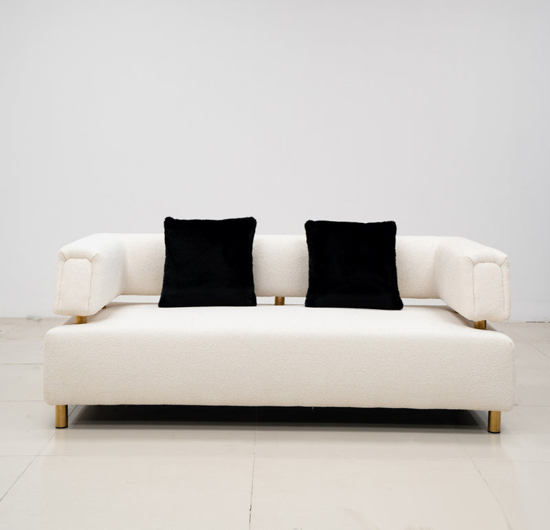 Sherry Modern High Quality Fabric Sofa Set Beige