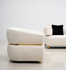 Sherry Modern High Quality Fabric Sofa Set Beige