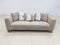 Medusa Modern Velvet Sofa Set Light Brown