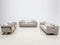 Medusa Modern Velvet Sofa Set Light Brown
